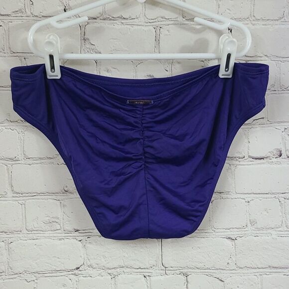 Laundry Shelli Segal Sapphire Blue Halter Laser Cut Tankini Cheeky Swim Suit Sm - Picture 7 of 16